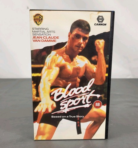 Blood sport vhs video cassette - blood,