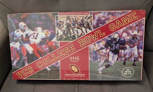 1987 vcr college - college, football
