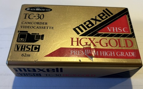 New sealed maxell hgx - maxell, vhs