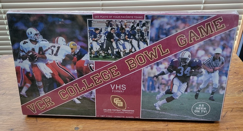 Vcr college bowl game - vcr,